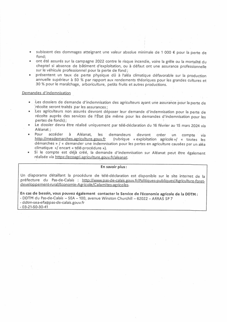 COMMUNIQUE DE PRESSE INONDATION PAGE 2